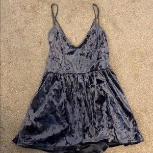 LA Hearts Velvet Romper
